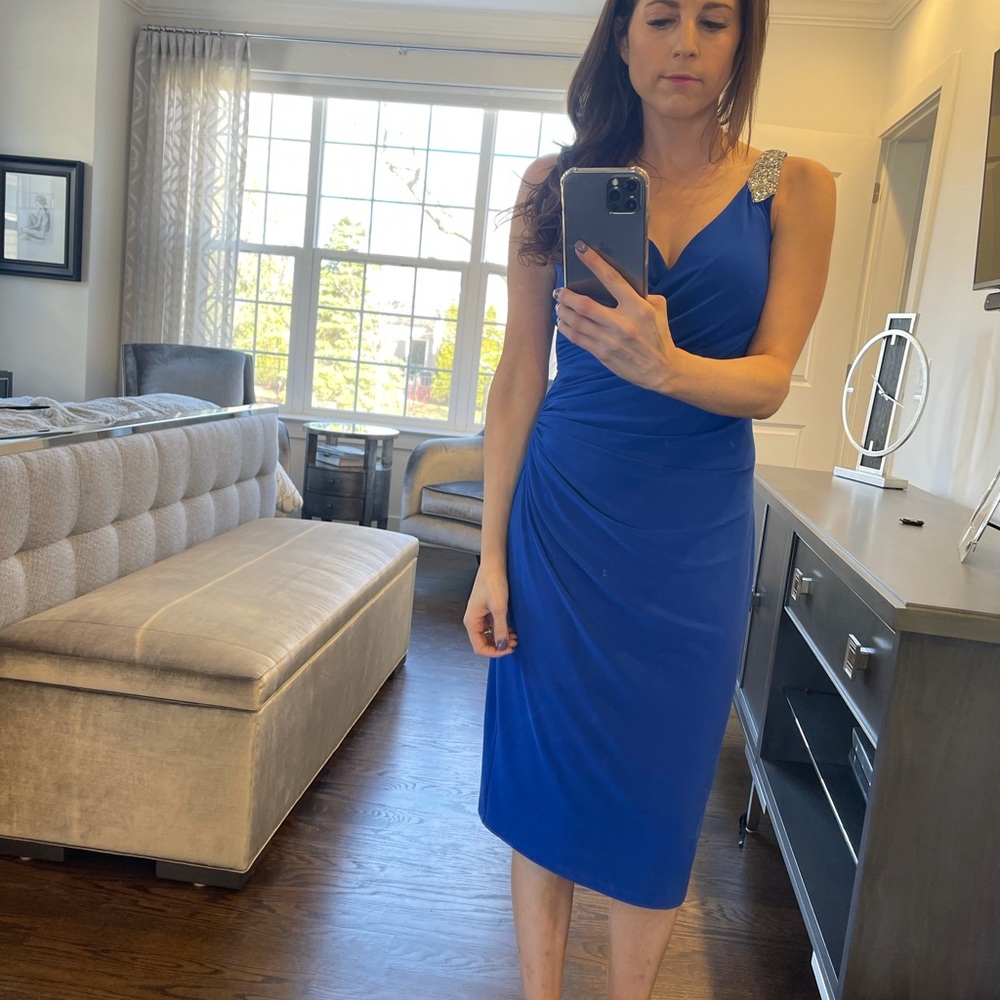 Ralph Lauren flattering evening dress like new 4